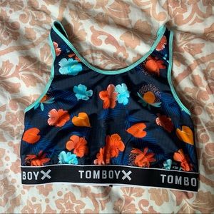 TomboyX racerback swim top
